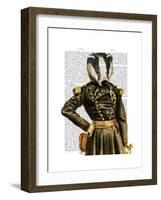 General Badger-Fab Funky-Framed Art Print