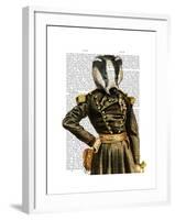 General Badger-Fab Funky-Framed Art Print