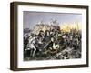 General Benedict Arnold Wounded at the Battle of Saratoga, New York, c.1777-null-Framed Giclee Print