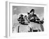 General Bernard Montgomery in His Grant Tank in North Africa-null-Framed Photo