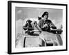 General Bernard Montgomery in His Grant Tank in North Africa-null-Framed Photo