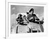 General Bernard Montgomery in His Grant Tank in North Africa-null-Framed Photo