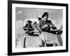 General Bernard Montgomery in His Grant Tank in North Africa-null-Framed Photo