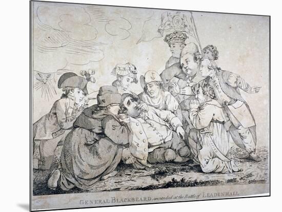 General Blackbeard Wounded at the Battle of Leadenhall, 1784-John Boyne-Mounted Giclee Print