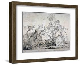 General Blackbeard Wounded at the Battle of Leadenhall, 1784-John Boyne-Framed Giclee Print