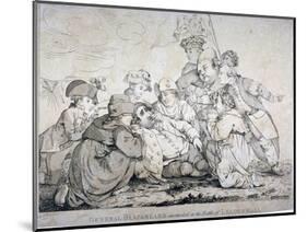 General Blackbeard Wounded at the Battle of Leadenhall, 1784-John Boyne-Mounted Giclee Print