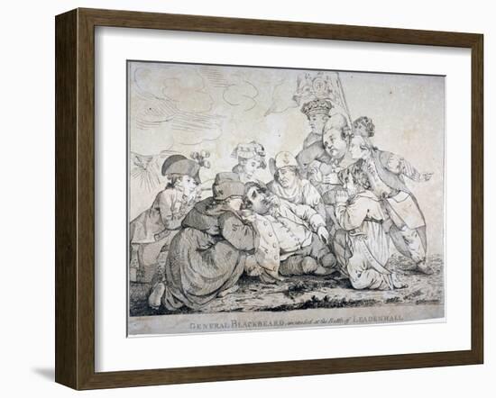 General Blackbeard Wounded at the Battle of Leadenhall, 1784-John Boyne-Framed Giclee Print