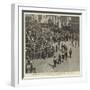 General Blanco and Staff Going Up to the Captain-General's Palace in Havana-null-Framed Giclee Print