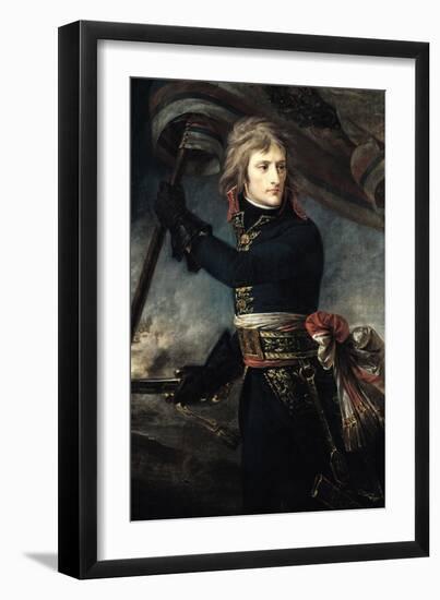 General Bonaparte (1769-1821) on the Bridge at Arcole, 17th November 1796-Antoine-Jean Gros-Framed Giclee Print