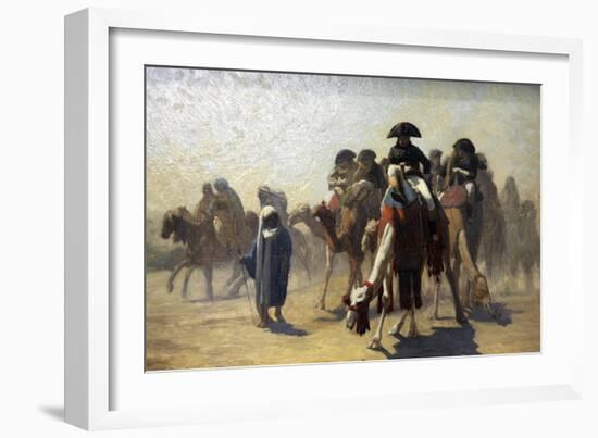 General Bonaparte with His Military Staff in Egypt, 1863-Jean-Leon Gerome-Framed Giclee Print