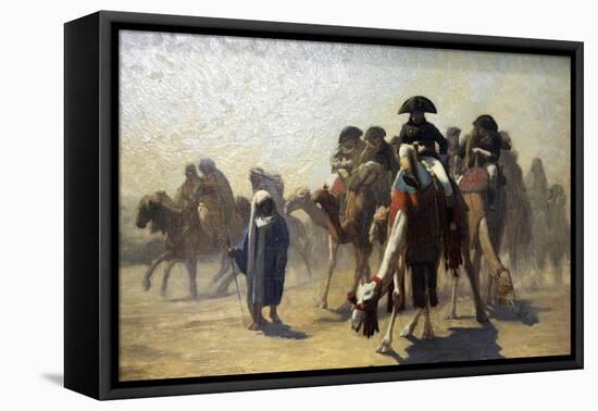 General Bonaparte with His Military Staff in Egypt, 1863-Jean-Leon Gerome-Framed Stretched Canvas