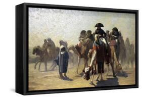 General Bonaparte with His Military Staff in Egypt, 1863-Jean-Leon Gerome-Framed Stretched Canvas