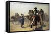 General Bonaparte with His Military Staff in Egypt, 1863-Jean-Leon Gerome-Framed Stretched Canvas