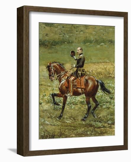 General Bourbaki, 1883 and 1908-Jean-Baptiste Edouard Detaille-Framed Giclee Print