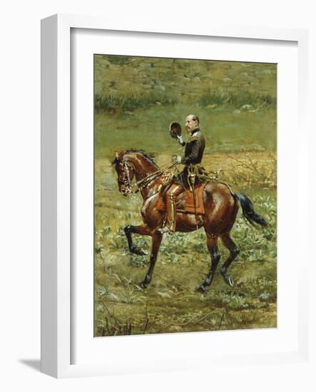 General Bourbaki, 1883 and 1908-Jean-Baptiste Edouard Detaille-Framed Giclee Print