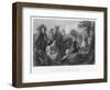 General Burgoyne Addressing the Indians, C18th Century-H Warren-Framed Giclee Print