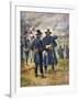 General Burnside Ordering Hooker to Charge the Heights at Fredericksburg, Virginia-null-Framed Giclee Print