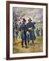 General Burnside Ordering Hooker to Charge the Heights at Fredericksburg, Virginia-null-Framed Giclee Print