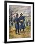 General Burnside Ordering Hooker to Charge the Heights at Fredericksburg, Virginia-null-Framed Giclee Print