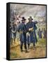 General Burnside Ordering Hooker to Charge the Heights at Fredericksburg, Virginia-null-Framed Stretched Canvas