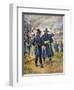 General Burnside Ordering Hooker to Charge the Heights at Fredericksburg, Virginia-null-Framed Premium Giclee Print