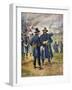 General Burnside Ordering Hooker to Charge the Heights at Fredericksburg, Virginia-null-Framed Giclee Print