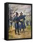 General Burnside Ordering Hooker to Charge the Heights at Fredericksburg, Virginia-null-Framed Stretched Canvas