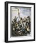 General Cambronne at Waterloo, June 18, 1815-Hippolyte Bellange-Framed Giclee Print