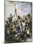 General Cambronne at Waterloo, June 18, 1815-Hippolyte Bellange-Mounted Giclee Print