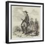 General Canrobert, Sketched after the Battle of Inkerman-null-Framed Giclee Print