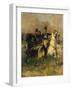 General Carlos De Alvear Ordering Cavalry Charge During Battle of Ituzainigo-null-Framed Giclee Print