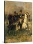 General Carlos De Alvear Ordering Cavalry Charge During Battle of Ituzainigo-null-Stretched Canvas