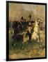 General Carlos De Alvear Ordering Cavalry Charge During Battle of Ituzainigo-null-Framed Giclee Print