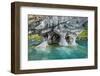 General Carrera Lake, Chile, South America. Marble outcropping showing water erosion.-Karen Ann Sullivan-Framed Photographic Print