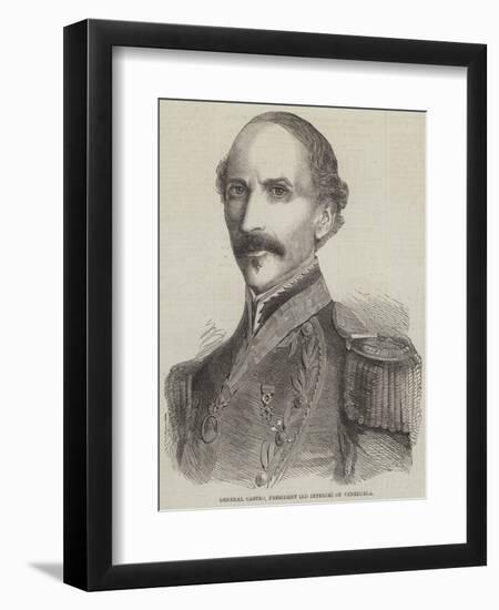 General Castro, President (Ad Interim) of Venezuela-null-Framed Giclee Print