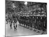 General Charles De Gaulle, Inspecting Free French Forces During Bastille Day Ceremonies in London-null-Mounted Photo