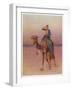 General Charles Gordon Approaching the City of Dava on a Camel in 1876-null-Framed Photographic Print