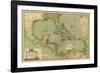 General Chart of the West Indies-John Smith Speer-Framed Giclee Print