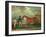 General Chasse, a Chestnut Racehorse Being Held by His Trainer, with His Jockey, J. Holmes-John E. Ferneley-Framed Giclee Print