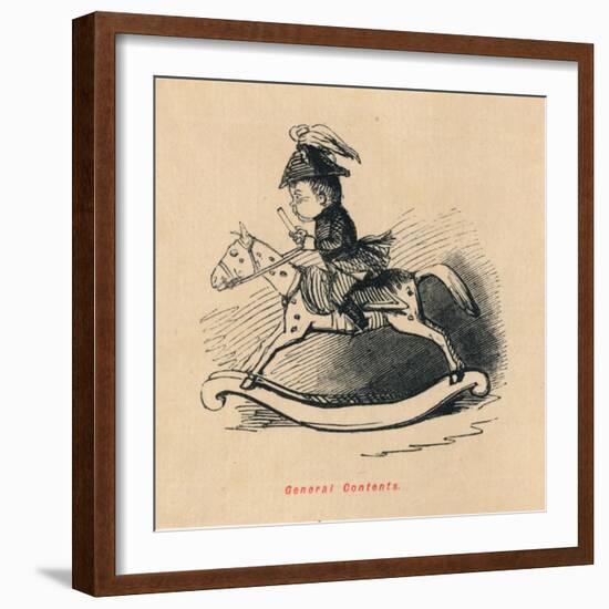 'General Contents', c1860, (1860)-John Leech-Framed Giclee Print