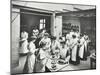 General Cookery Class, National Training School of Cookery, London, 1907-null-Mounted Photographic Print