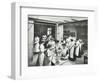 General Cookery Class, National Training School of Cookery, London, 1907-null-Framed Photographic Print