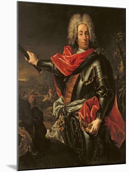 General Count Johann Matthias Von Der Schulenburg-Giovanni Antonio Guardi-Mounted Giclee Print