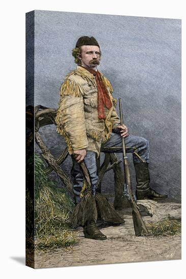 General Custer in His Buckskin Suit, Worn with a Sombrero Added During His Last Battle, 1876-null-Stretched Canvas