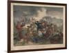 General Custer's Death Struggle, Battle of Little Bighorn, 1878-S. H. Redmond-Framed Giclee Print