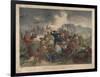 General Custer's Death Struggle, Battle of Little Bighorn, 1878-S. H. Redmond-Framed Giclee Print