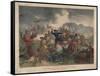 General Custer's Death Struggle, Battle of Little Bighorn, 1878-S. H. Redmond-Framed Stretched Canvas