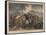 General Custer's Death Struggle, Battle of Little Bighorn, 1878-S. H. Redmond-Framed Stretched Canvas