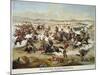 General Custer's Last Stand at the Battle of Little Bighorn, June 25, 1876-null-Mounted Giclee Print