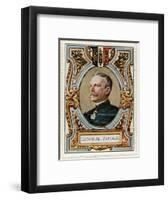 General D'Amade, Stamp-null-Framed Art Print